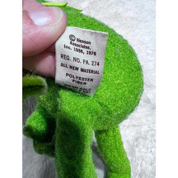 Kermit The Frog 1976 Fisher Price plush Jim Henson - Picture 3 of 10